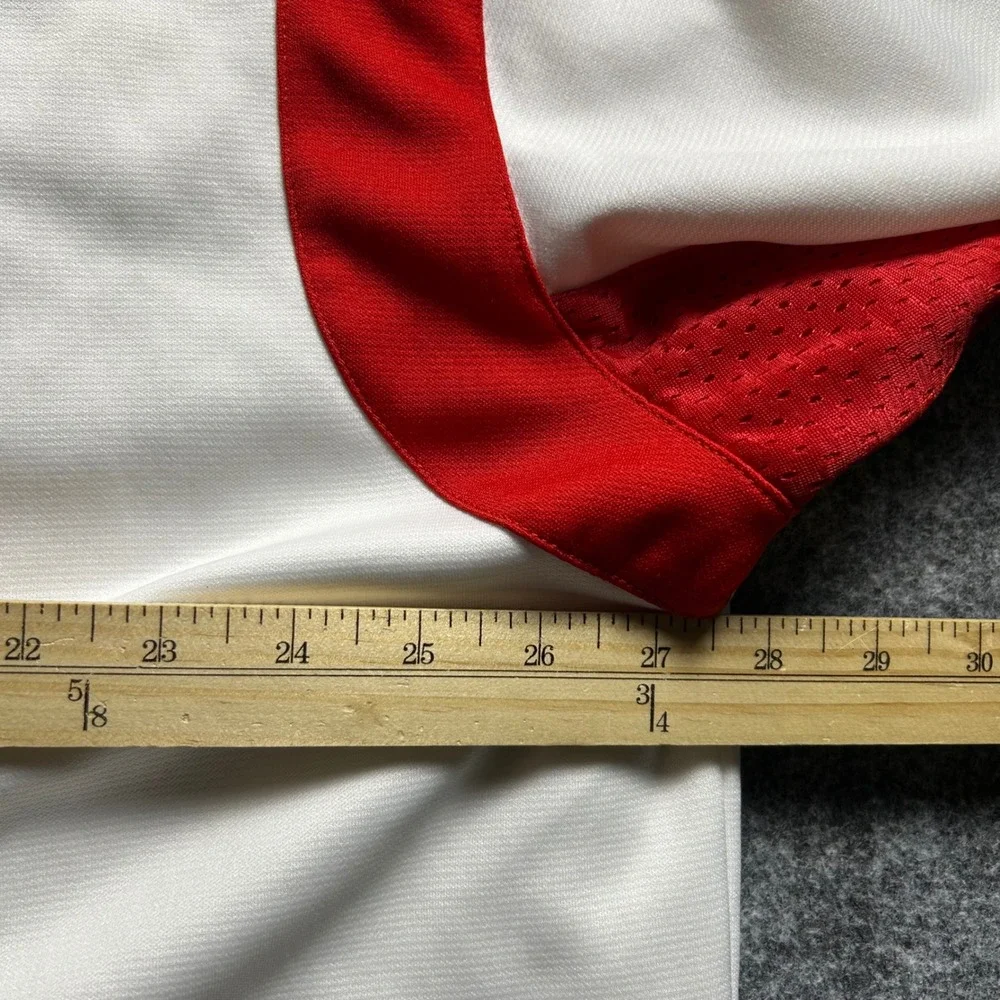 Dynasty Los Angeles Angels Baseball Jersey White Red Size 2XL Vintage